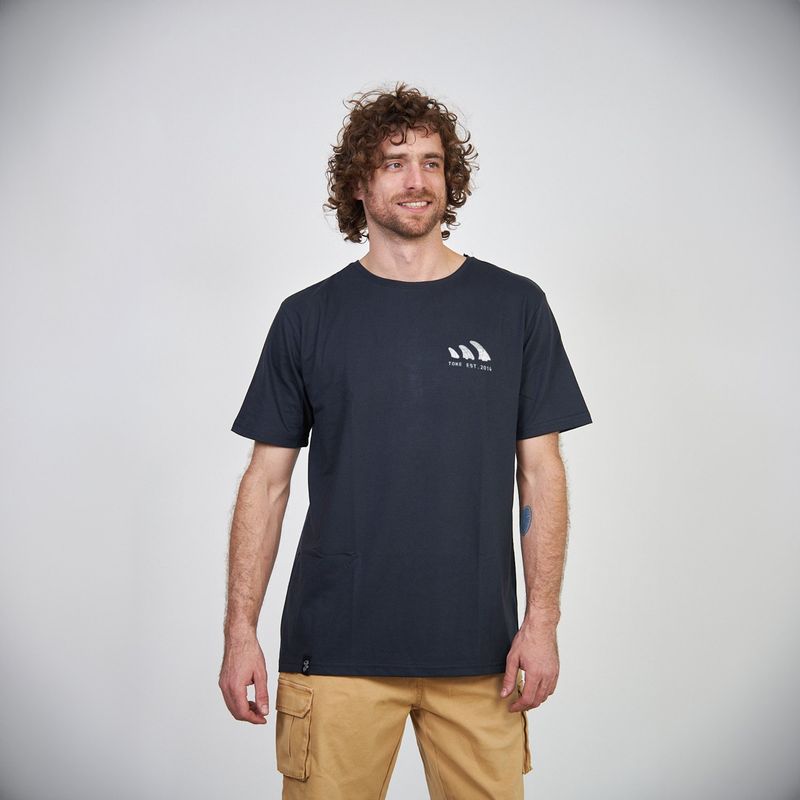 TOKE - Polera Hombre Manga Corta Algodón Reciclado Toke