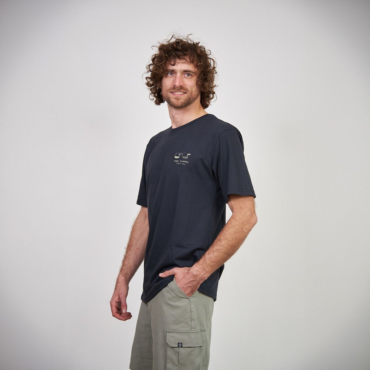 TOKE - Polera Hombre Manga Corta Algodón Reciclado Toke