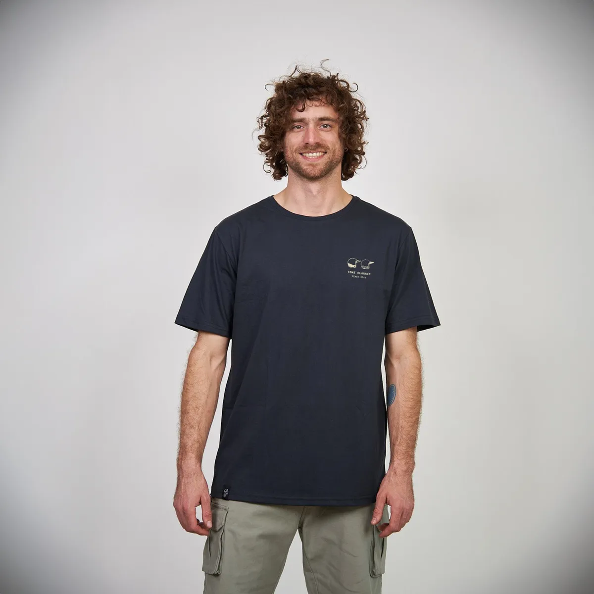 TOKE - Polera Hombre Manga Corta Algodón Reciclado Toke