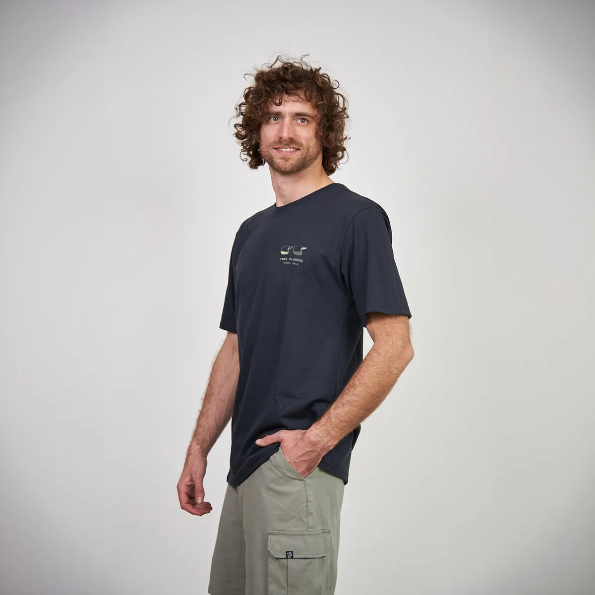 TOKE - Polera Hombre Manga Corta Algodón Reciclado Toke