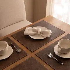 BASEMENT HOME - Individual Rectangular Clásico Café