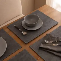 BASEMENT HOME - Individual Rectangular Clásico Café