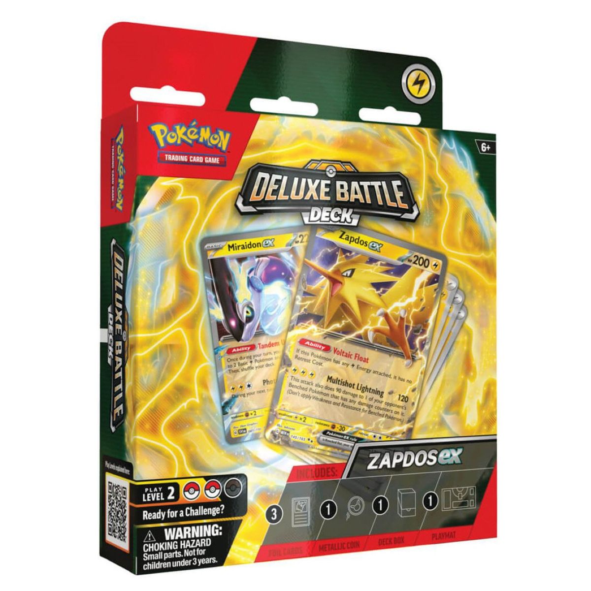 POKEMON - Tcg Cartas Pokemon Baraja Combate Deluxe Zapdos Ex
