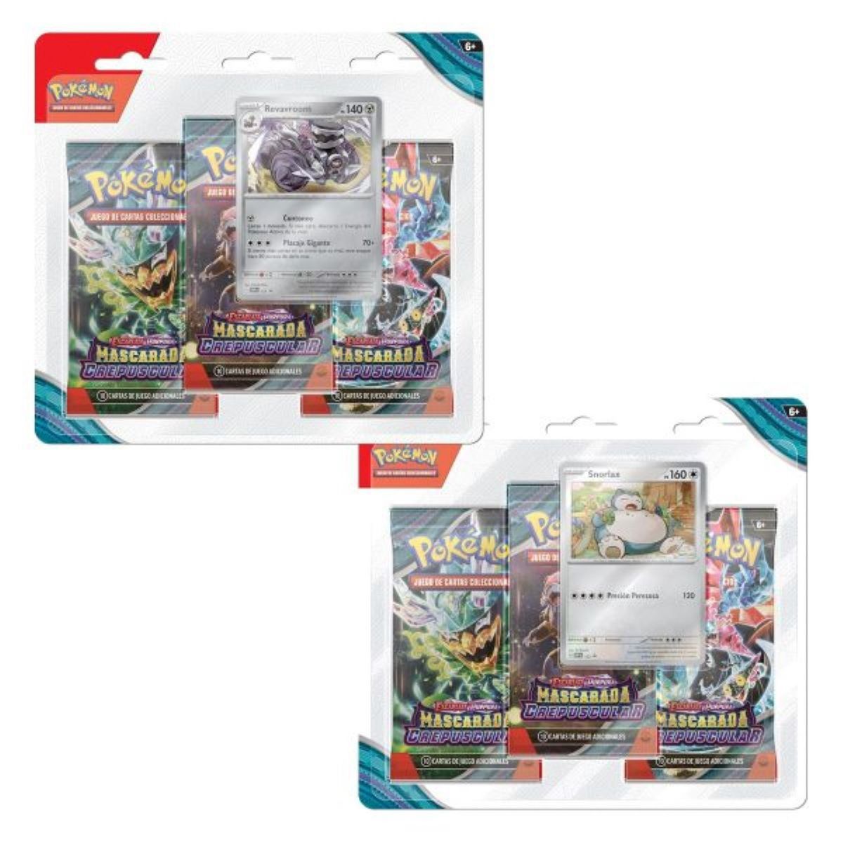 POKEMON - Tcg Cartas Pokemon  Mascarada Crepuscular Blister 3