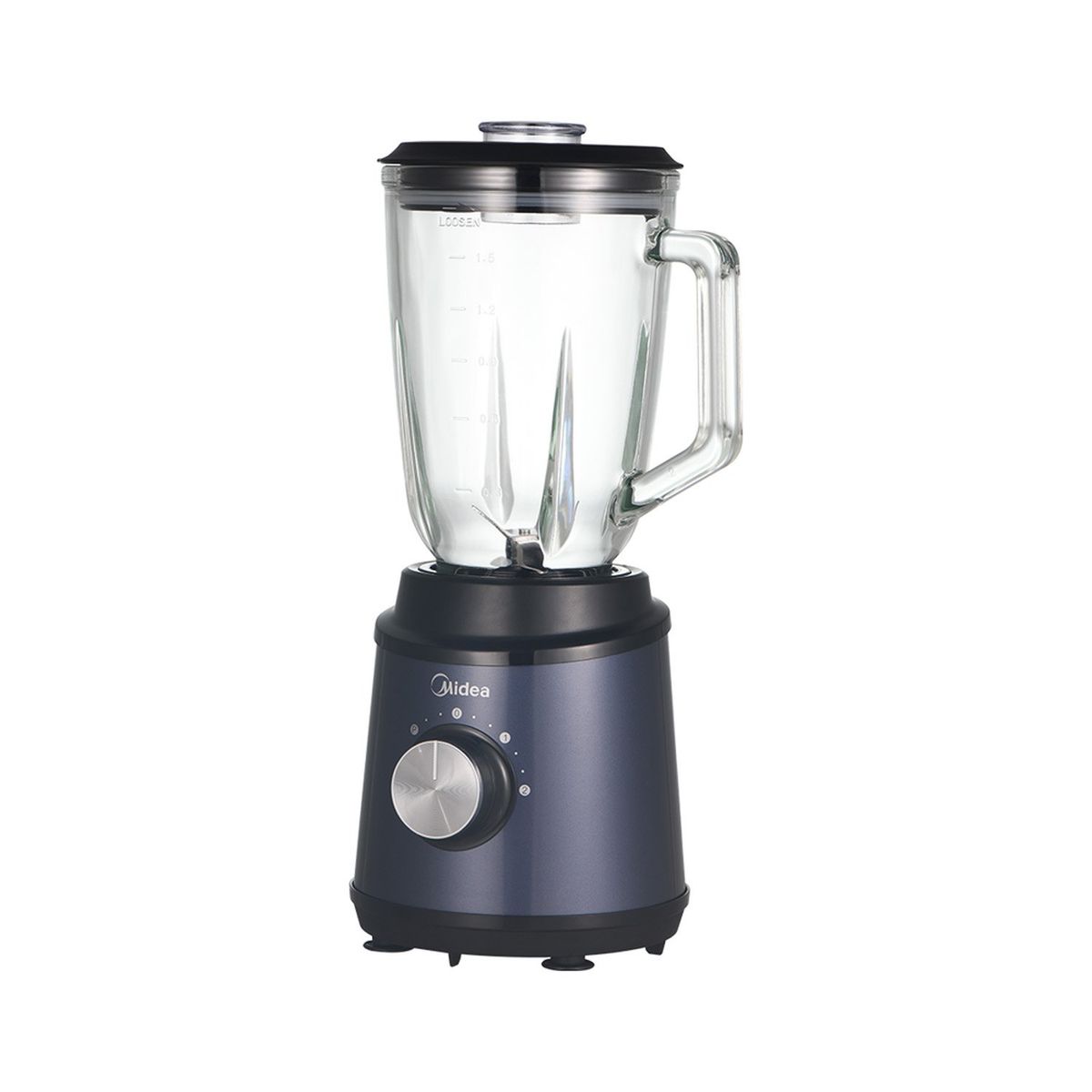 MIDEA - Licuadora de Acero Inoxidable 1,5lt Midea