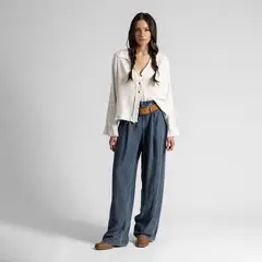 LOLITA POCKET - Blusa Sole Blanco