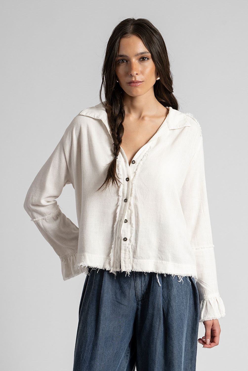 LOLITA POCKET - Blusa Sole Blanco Lolita Pocket