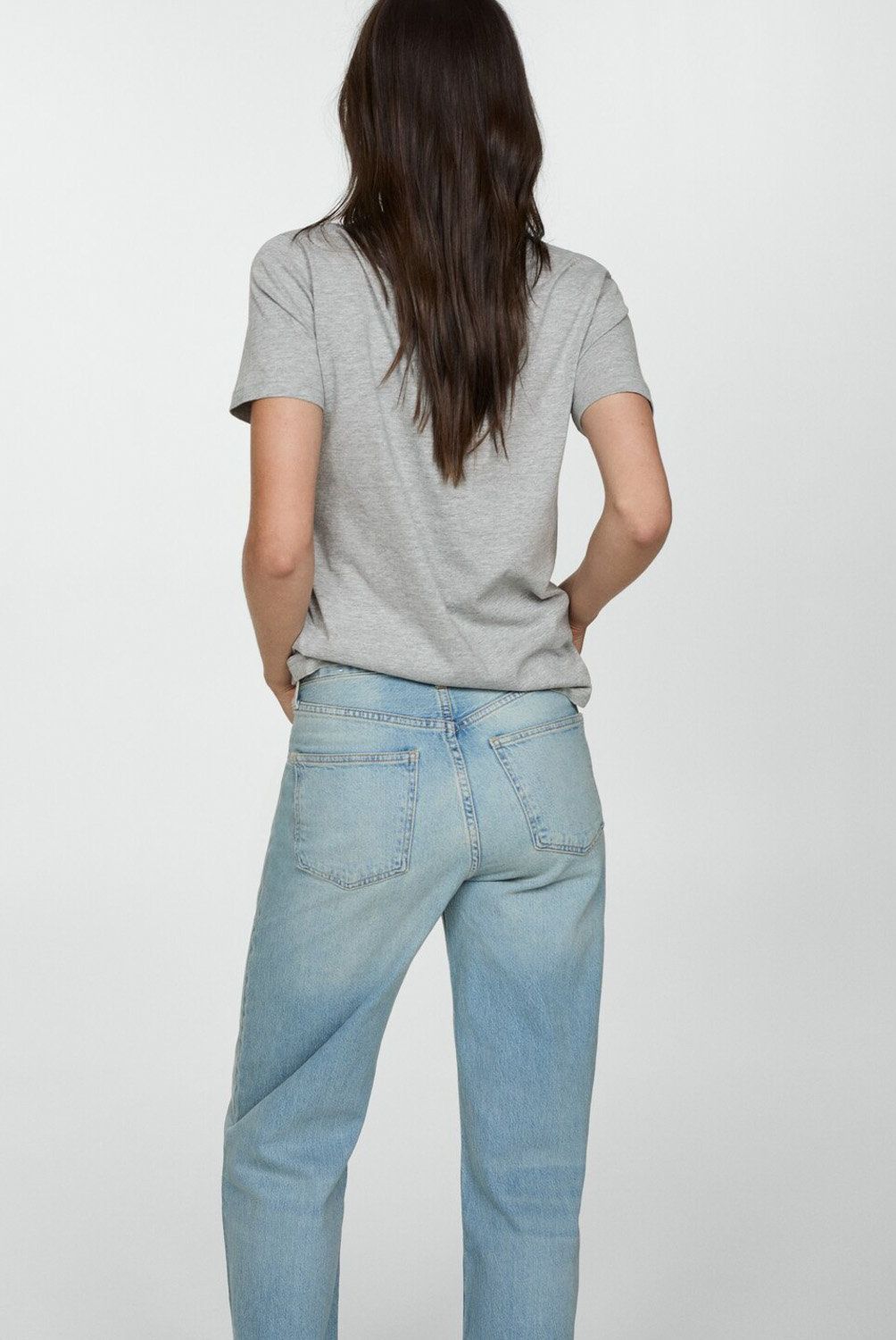 MANGO - Polera Manga Corta Mujer Mango