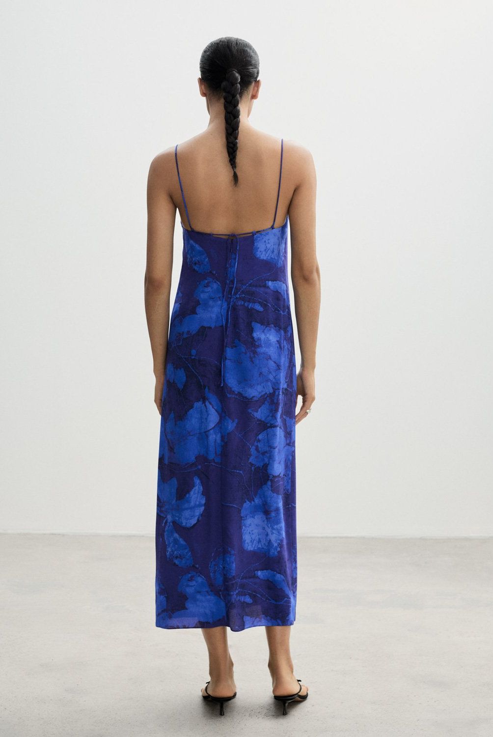 MANGO - Vestido Estampado Tirantes Mujer Mango