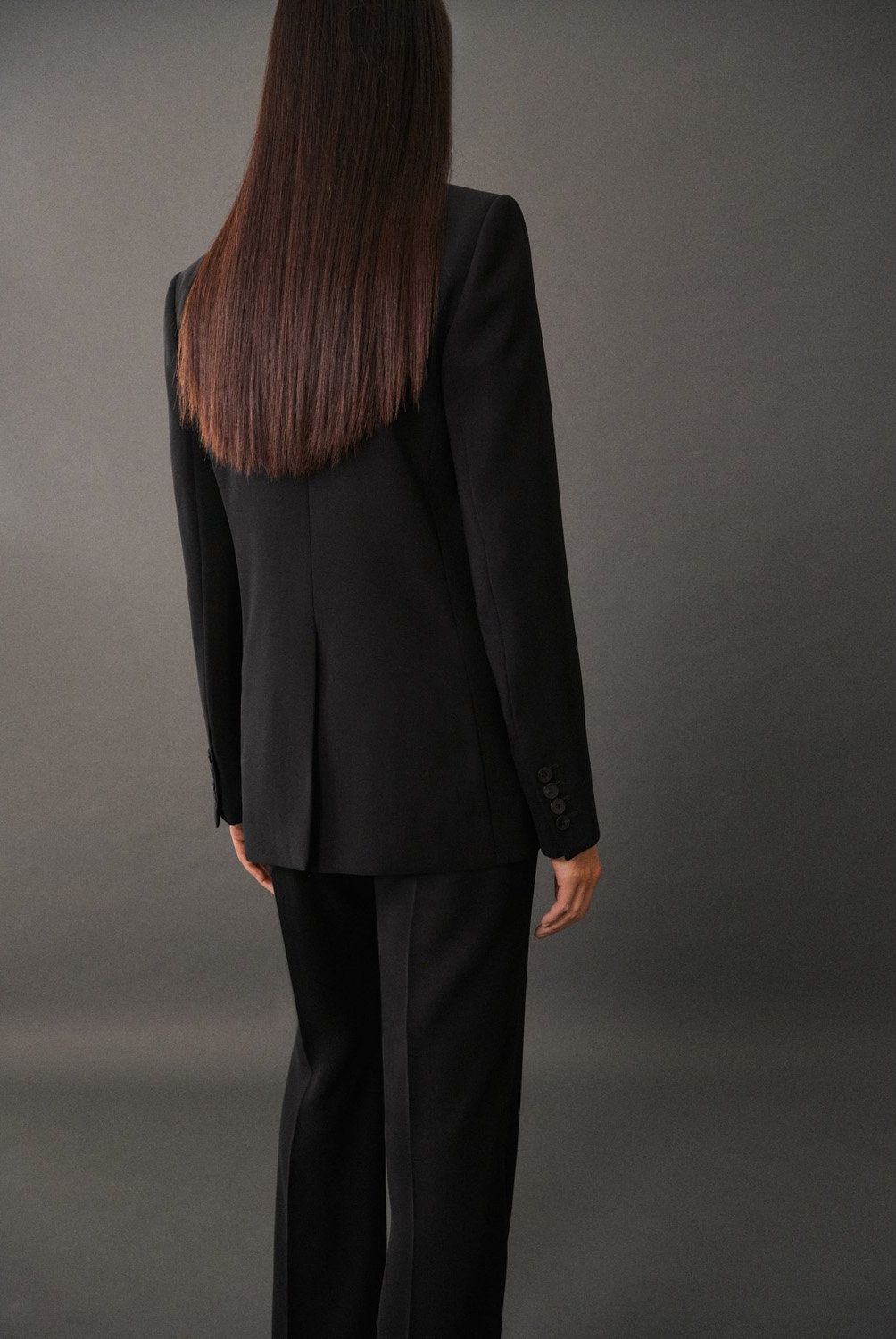 MANGO - Chaqueta Traje Recta Mujer Mango