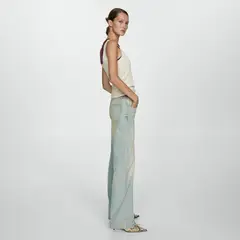 MANGO - Jeans Recto Mira Tiro Medio Mujer