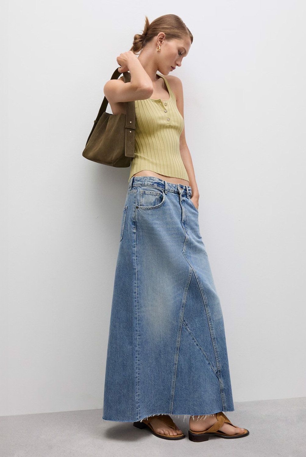 MANGO - Top Punto Canalé Mujer Mango