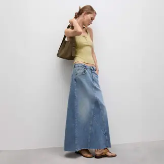 MANGO - Top Punto Canalé Mujer