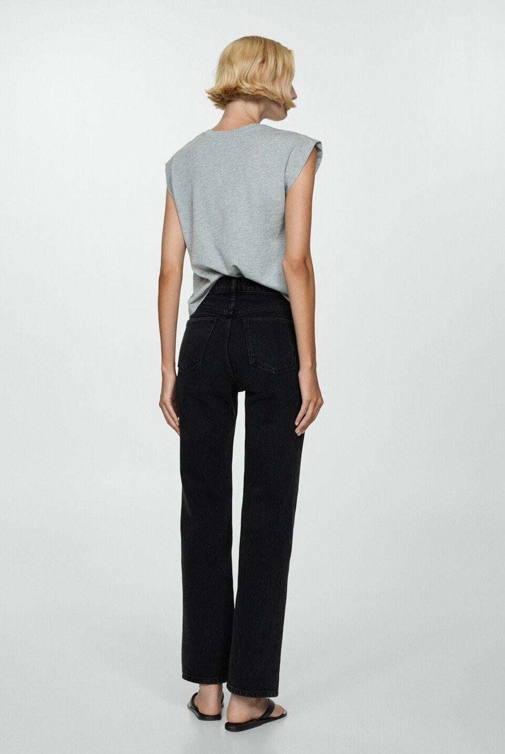 MANGO - Jeans Matilda Tiro Medio Rectos Mujer Mango