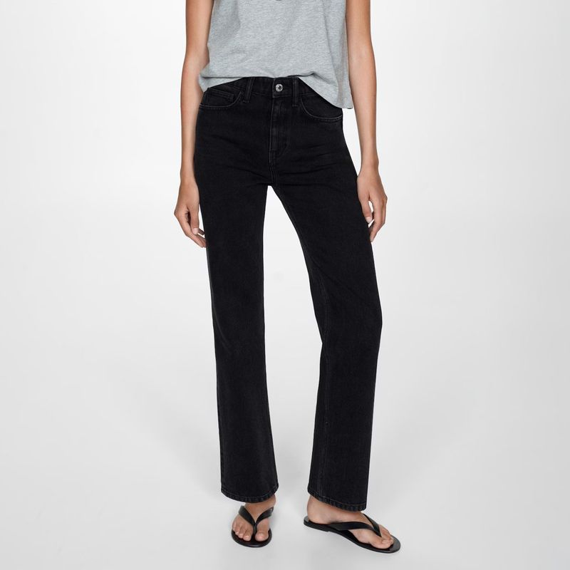 MANGO - Jeans Matilda Tiro Medio Rectos Mujer Mango