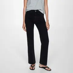 MANGO - Jeans Matilda Tiro Medio Rectos Mujer