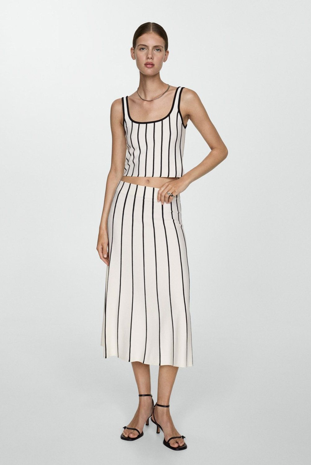 MANGO - Falda Midi Mujer Mango