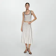 MANGO - Falda Midi Mujer
