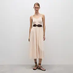 MANGO - Vestido Tirantes Abalorios Mujer