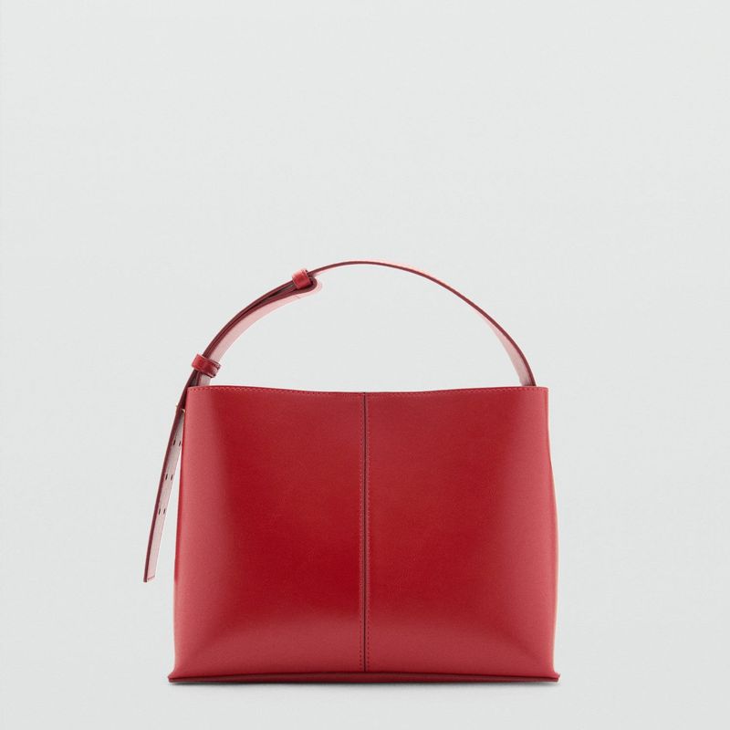 MANGO - Mini Bolso Shopper Bandolera Mujer Mango