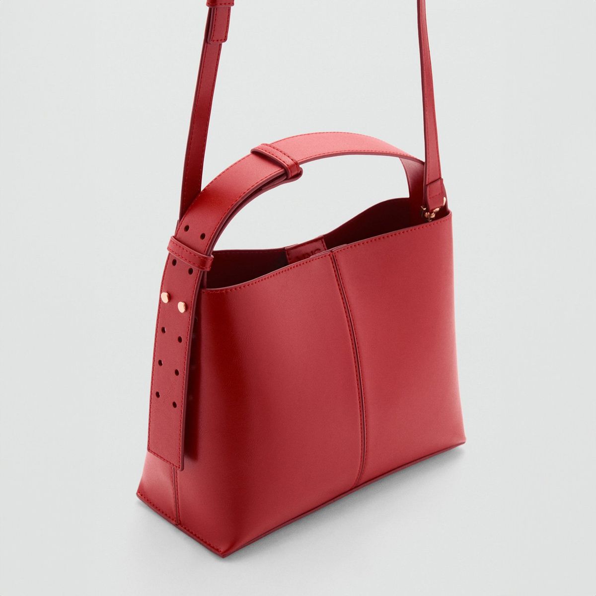 MANGO - Mini Bolso Shopper Bandolera Mujer Mango