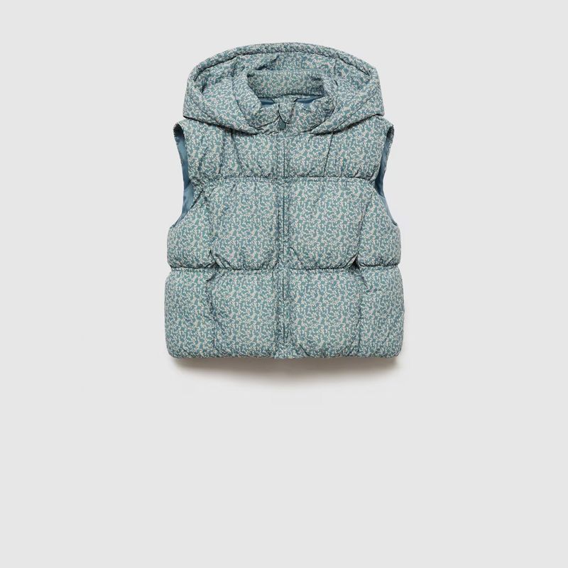 MANGO KIDS - Chaleco Acolchado Estampado Niña Mango Kids