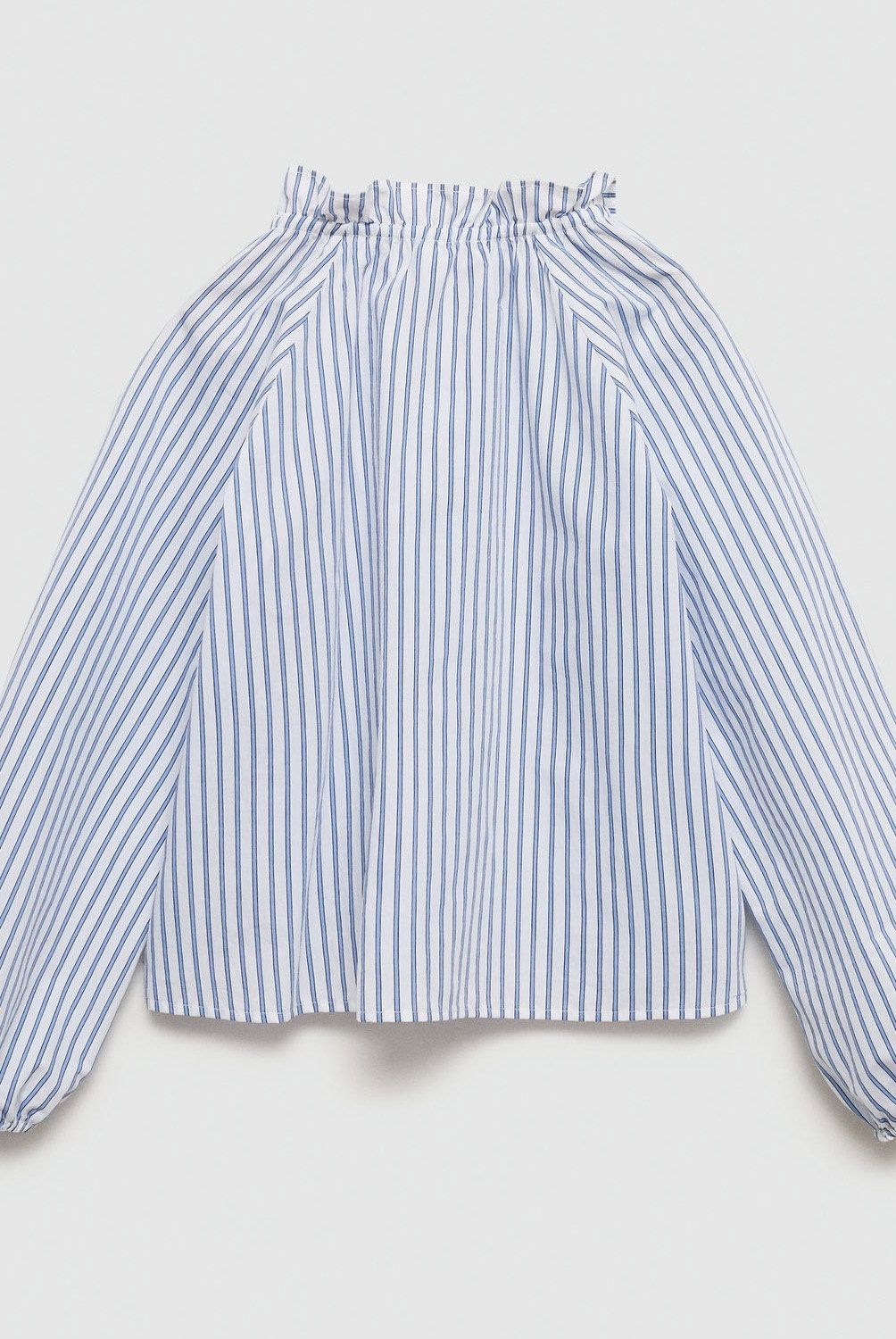 MANGO KIDS - Blusa Rayas Detalle Fruncido Niña Mango Kids