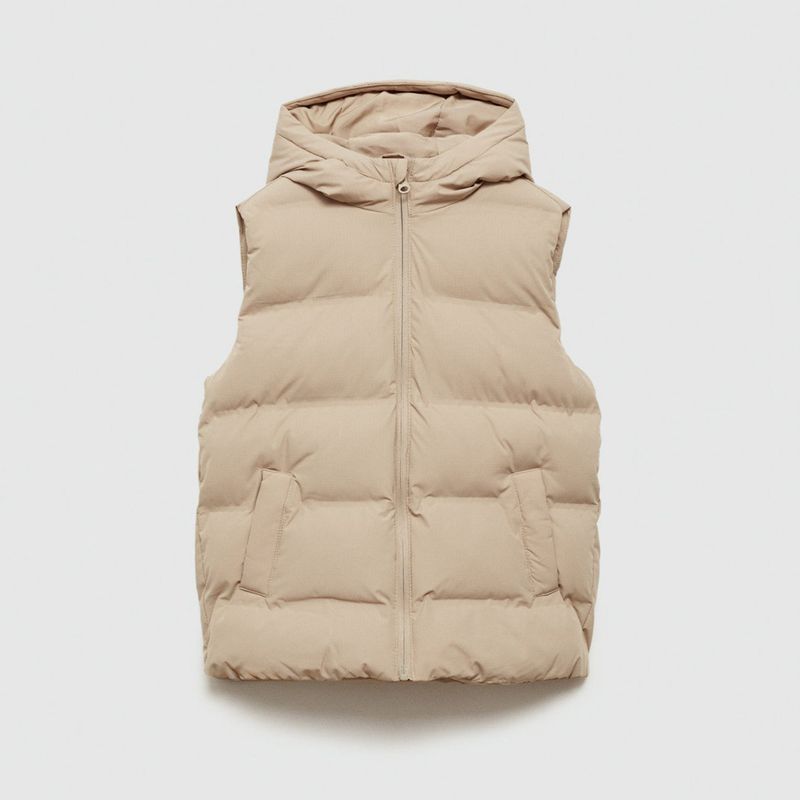 MANGO KIDS - Chaleco Acolchado Capucha Niño Mango Kids