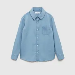 MANGO KIDS - Camisa Vaquera Bolsillo Niño