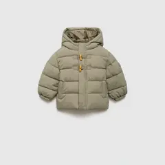 MANGO KIDS - Parka Acolchado Interior Borreguito Bebé Niño