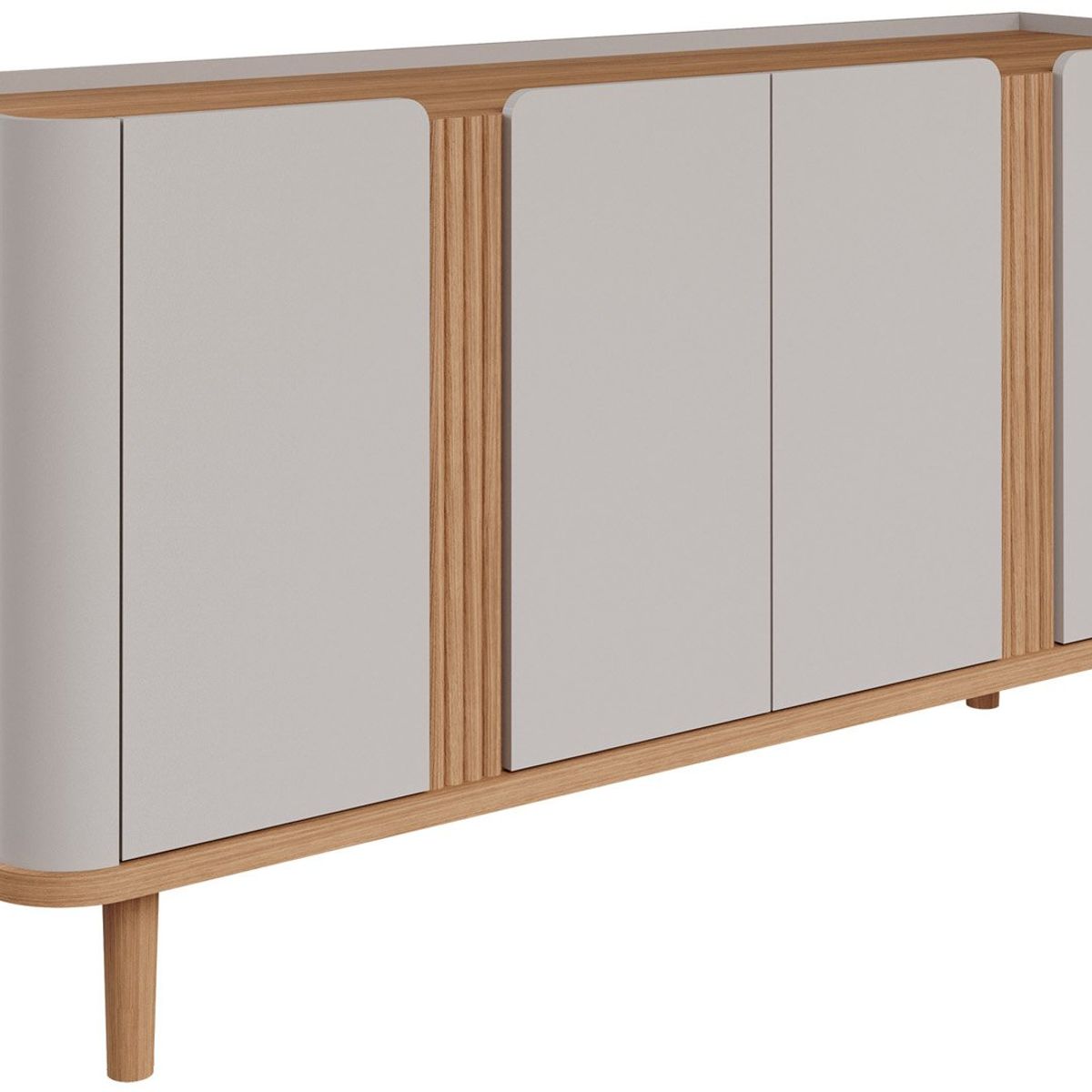 DECOCASA - Buffet Eva Off White Natural Decocasa
