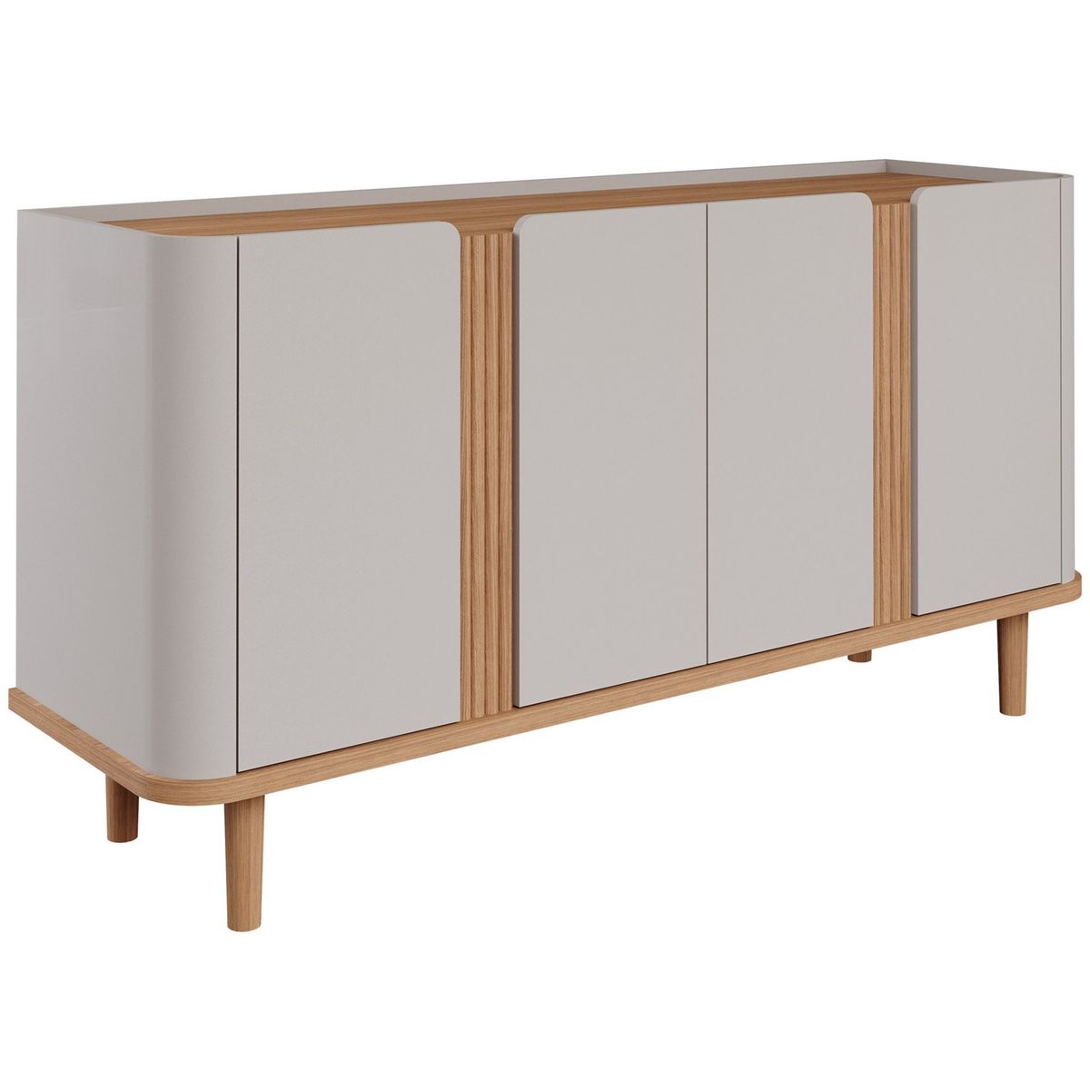 DECOCASA - Buffet Eva Off White Natural Decocasa