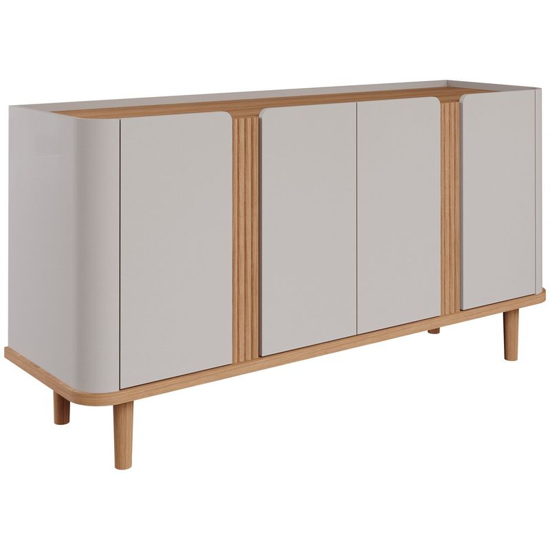 DECOCASA - Buffet Eva Off White Natural Decocasa