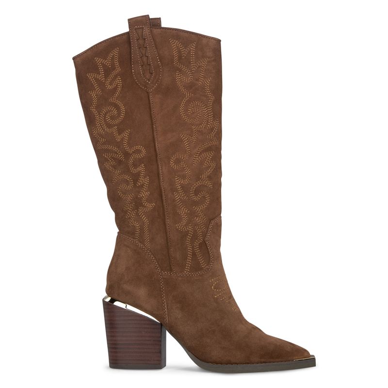 ALMA EN PENA - Bota Vaquera Mujer Café Alma En Pena
