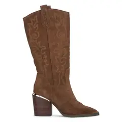 ALMA EN PENA - Bota Vaquera Mujer Café