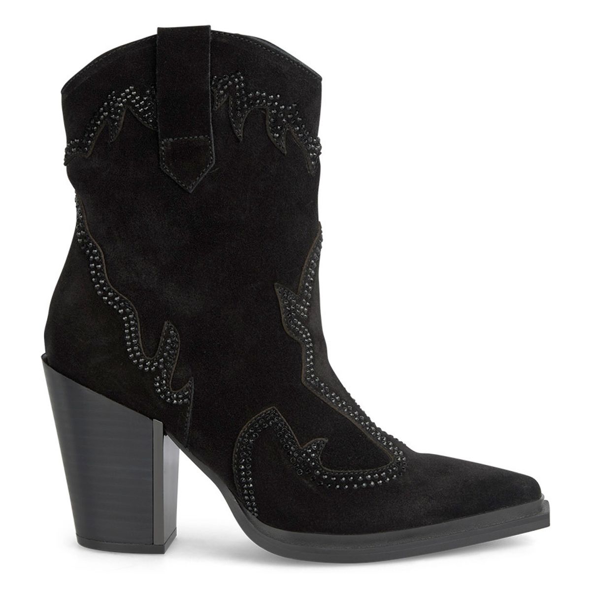 ALMA EN PENA - Botín Vaquero Mujer Negro Alma En Pena