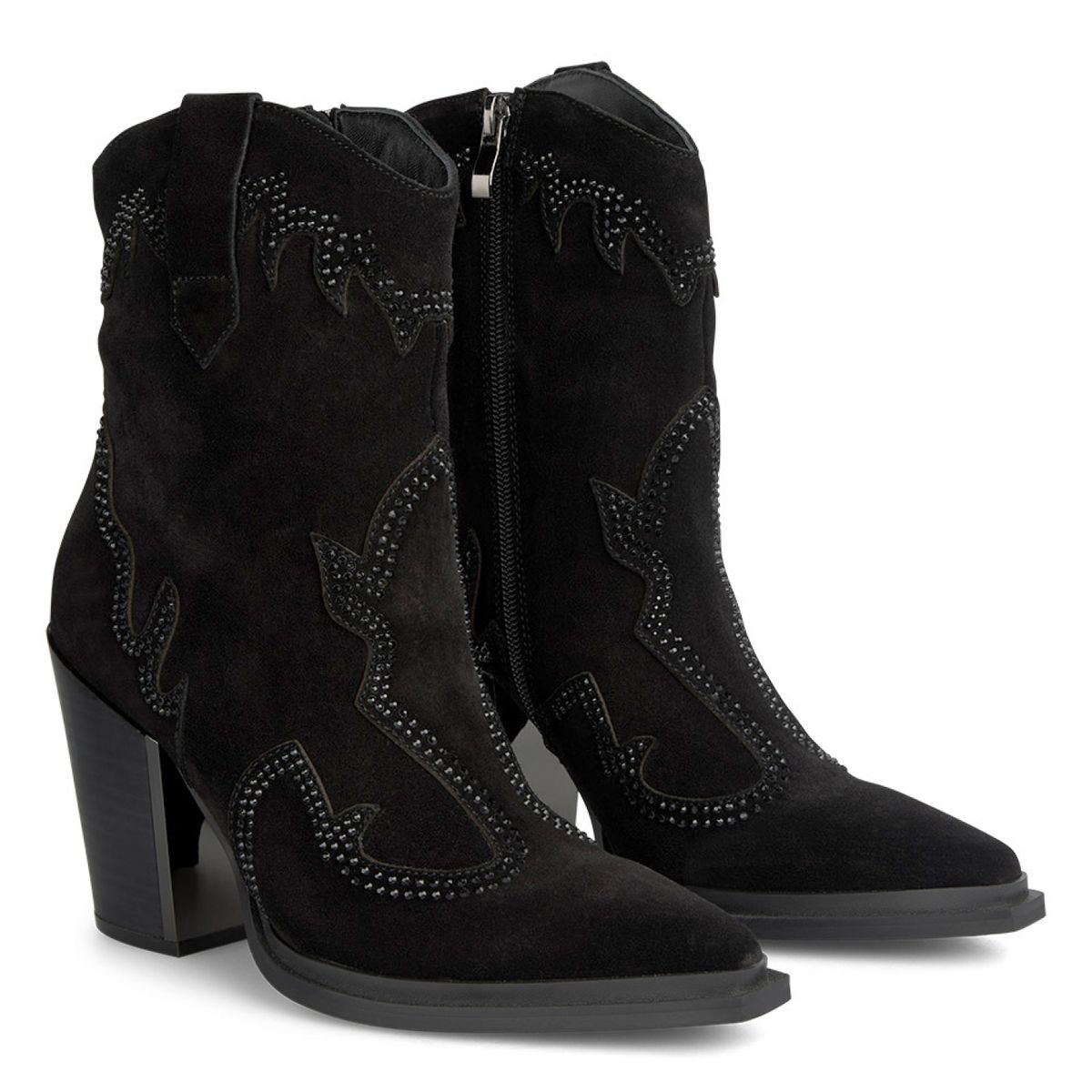 ALMA EN PENA - Botín Vaquero Mujer Negro Alma En Pena