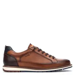 PIKOLINOS - Zapato Casual Hombre Cuero Beige