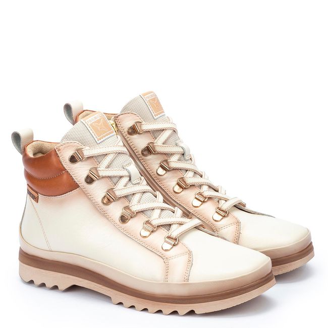 PIKOLINOS - Zapato Casual Mujer Cuero Beige Pikolinos