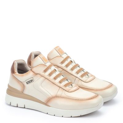 Imagen 2 del producto Zapatilla Urbana Mujer Cuero Beige