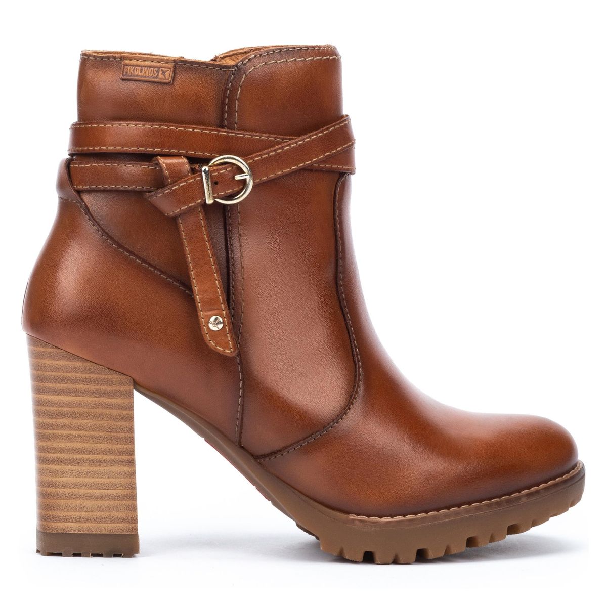 PIKOLINOS - Botín Mujer Cuero Café Pikolinos