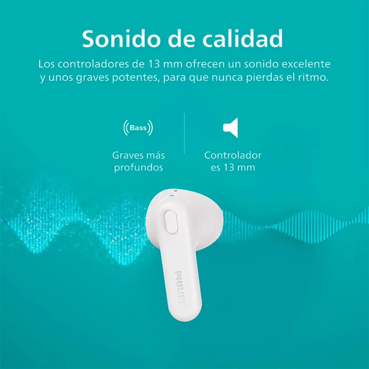 PHILIPS - Audífonos True Wireless Philips TAT1138