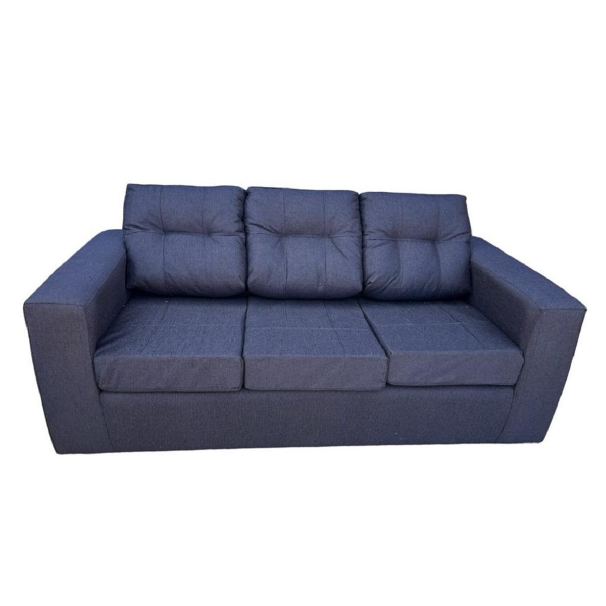 JDO & DESIGN - Sofá 3 Cuerpos Nize 2 Pouf Tela Jdo & Design