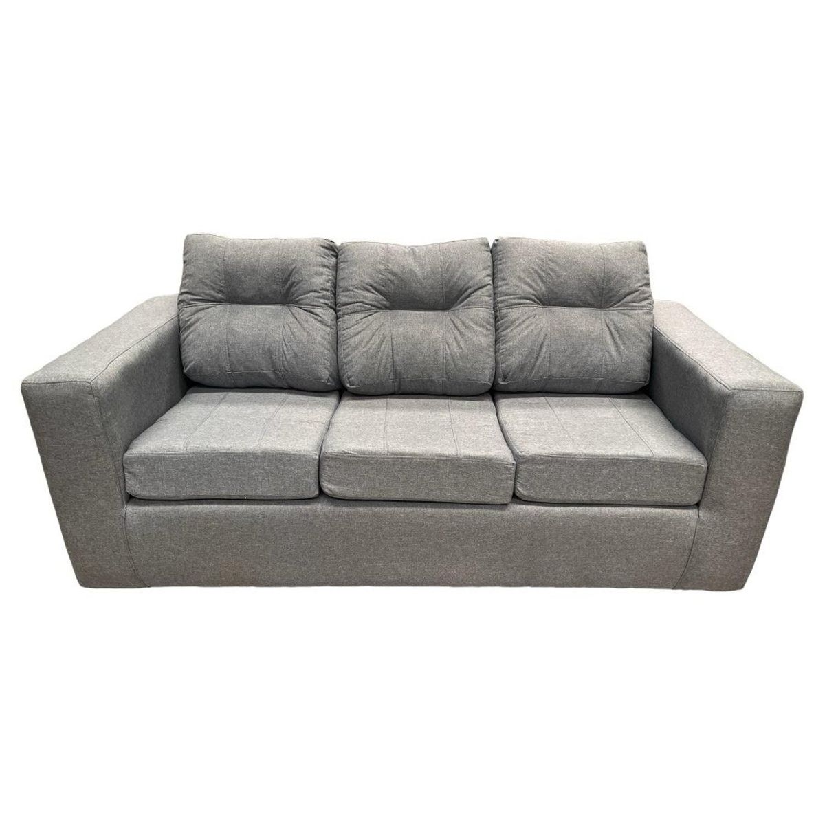 JDO & DESIGN - Sofá 3 Cuerpos Nize 2 Pouf Tela Jdo & Design