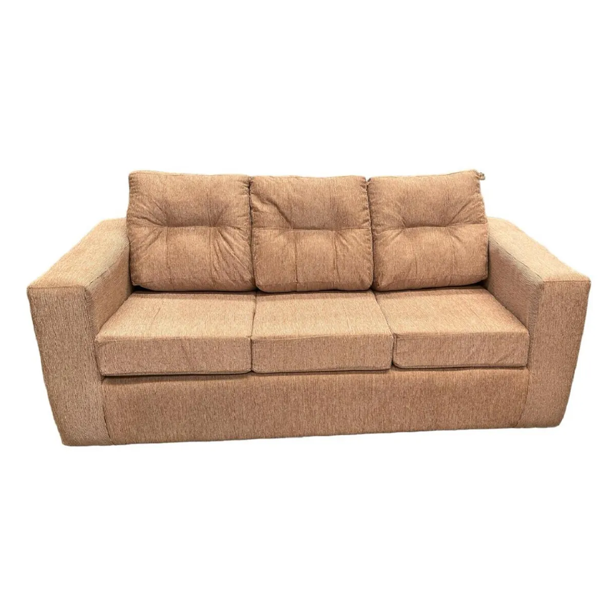 JDO & DESIGN - Sofá 3 Cuerpos Nize 2 Pouf Tela Jdo & Design