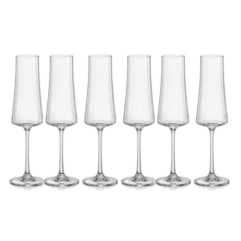 BOHEMIA - Set 6 Copas Champagne Xtra 210 Ml Bohemia