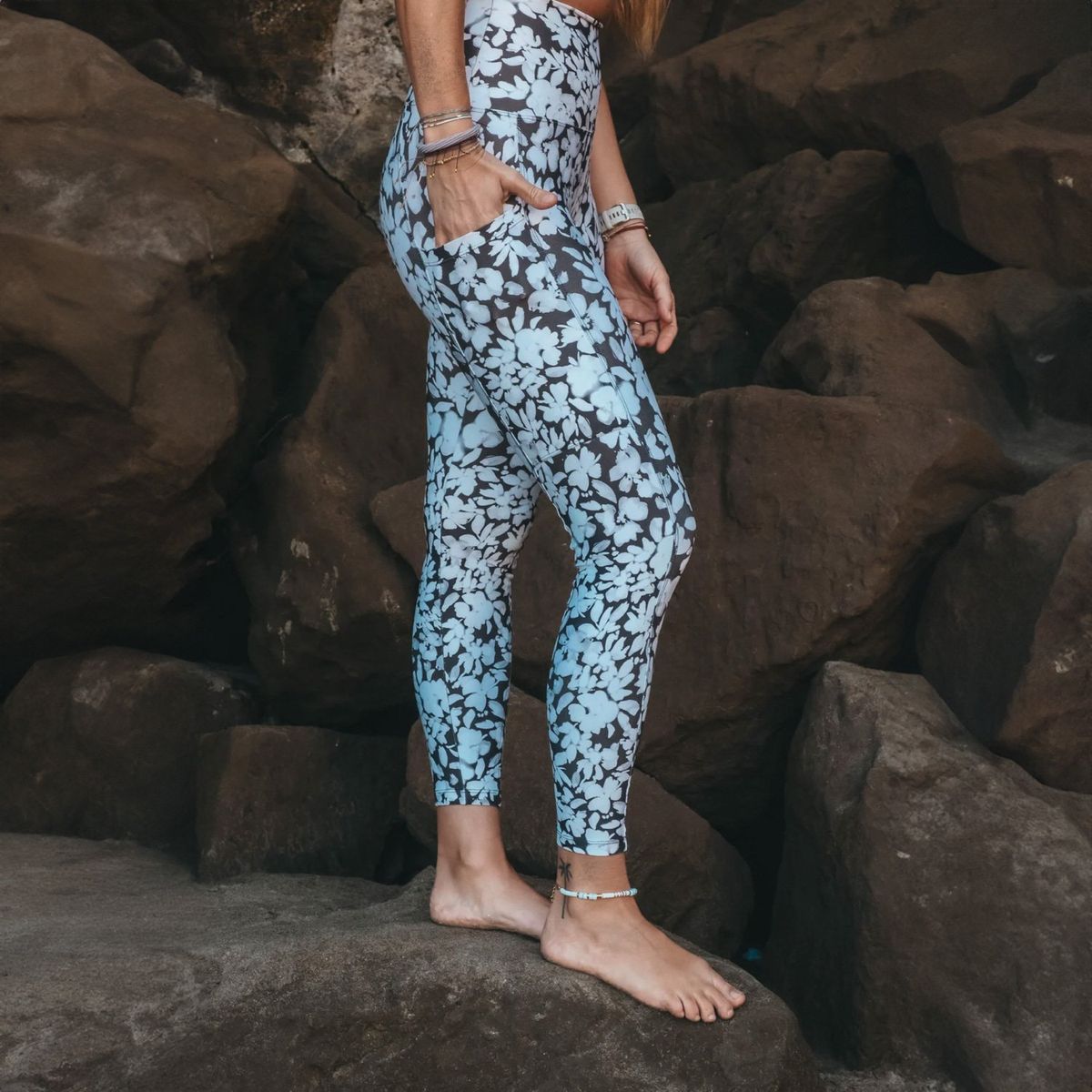 MALI - Calza Leg 7/8 Deportivo Tiro Alto Mujer Mali