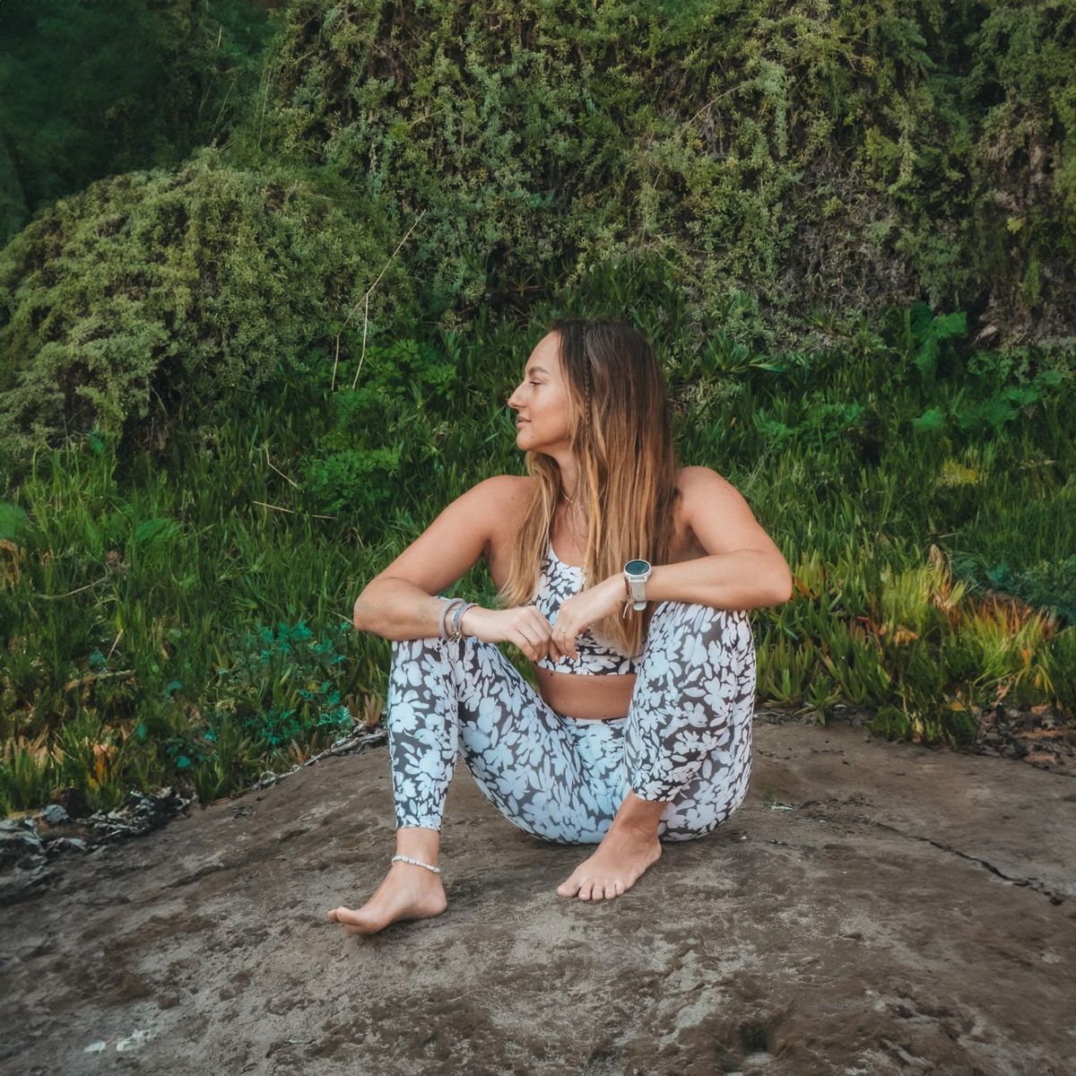 MALI - Calza Leg 7/8 Deportivo Tiro Alto Mujer Mali