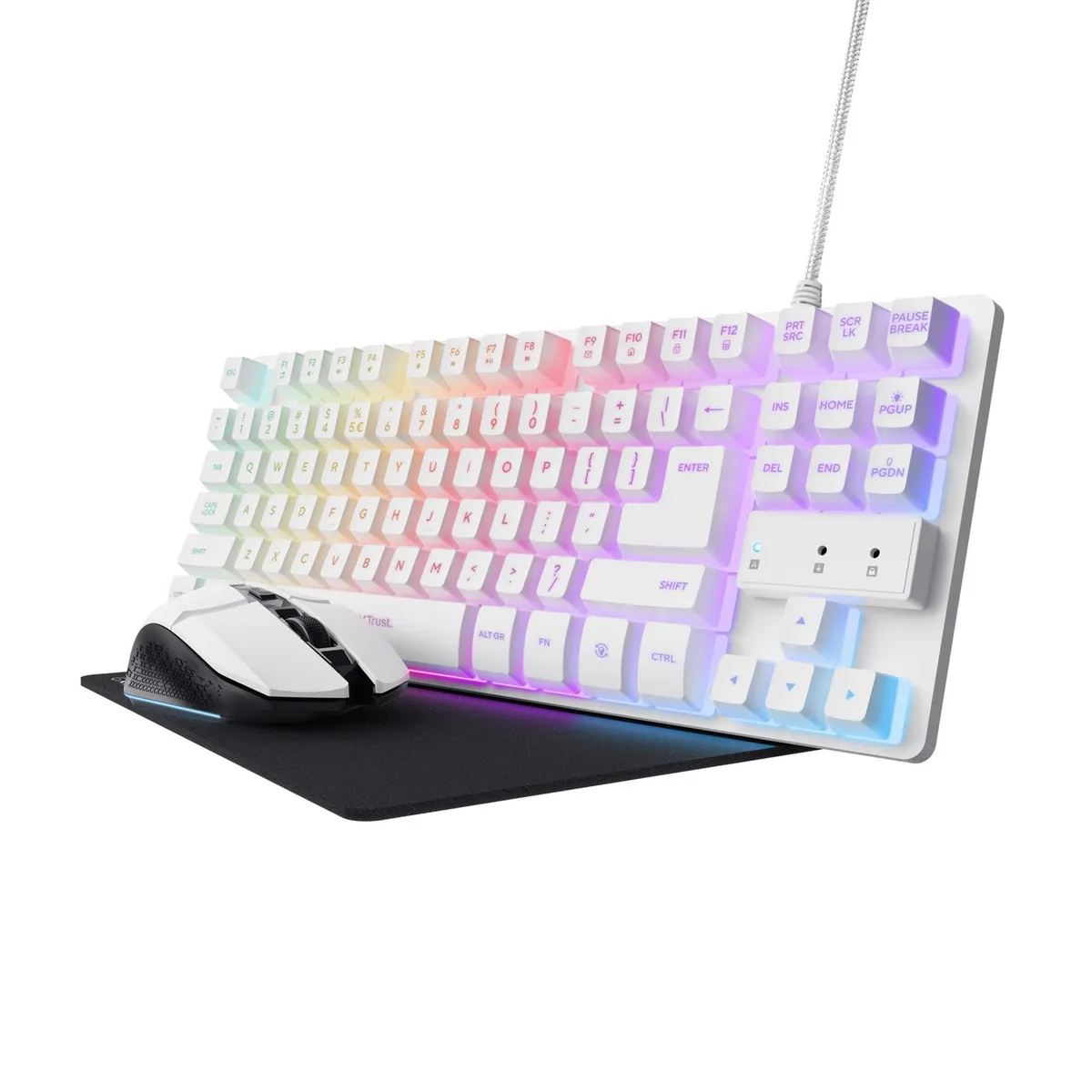 TRUST - Kit Gamer GXT 794 Teclado Mouse y Mouse Pad Trust
