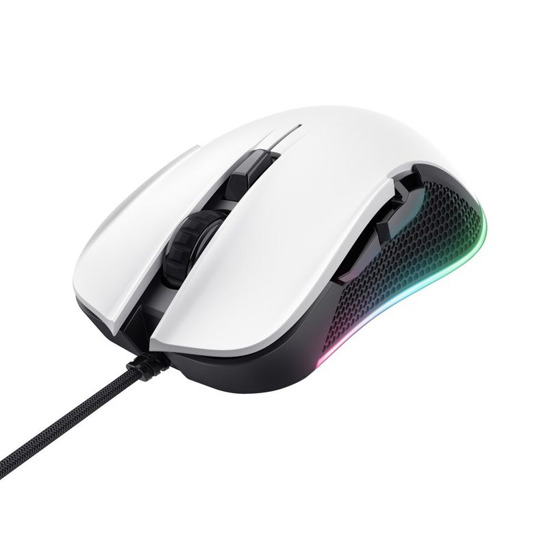 TRUST - Mouse Gamer Gxt 922W Ybar Blanco Trust